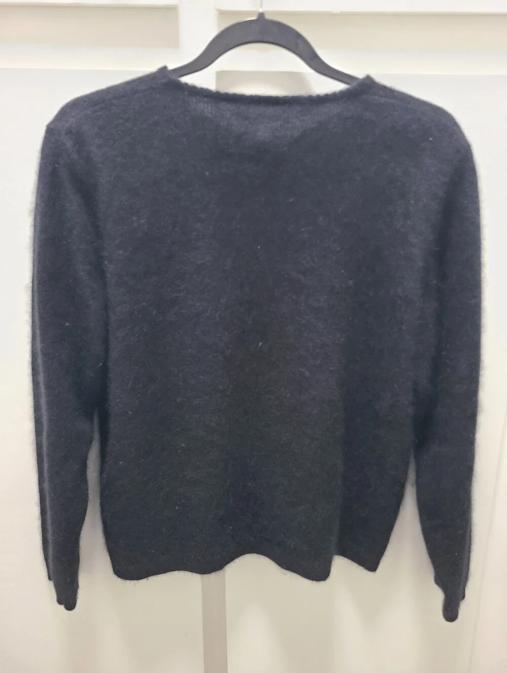 🖤 Vintage Rafaella Beaded Angora Blend Cardigan Sweater- Modern M/L